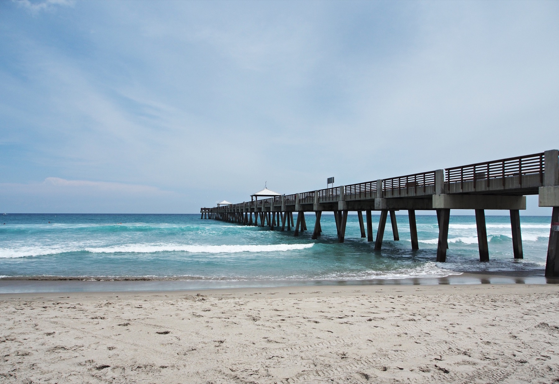 Palm Beach County beach and pier