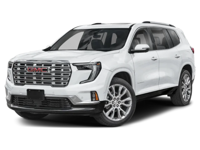 GMC Acadia (7-seat) or similar, white-background studio photo